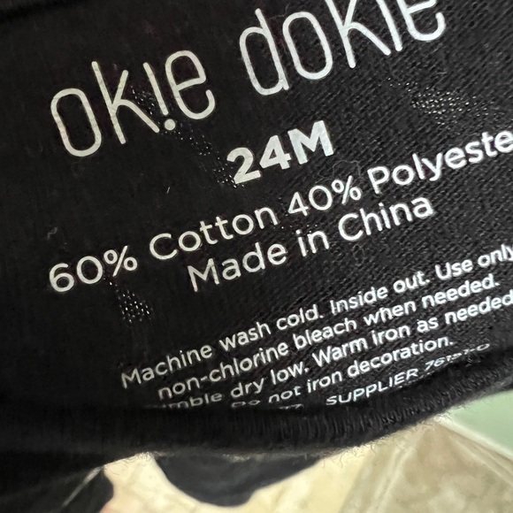 Okie Dokie 24M Black, Just Another Day of Being Awesome Long Sleeve Blouse Top - Picture 4 of 4